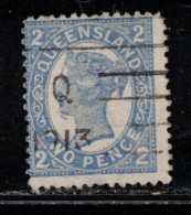 QUEENSLAND Scott # 132 Used - Queen Victoria - Oblitérés