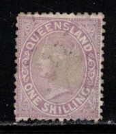 QUEENSLAND Scott # 70 Used - Queen Victoria - Light Cancel - Used Stamps