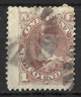 CANADA.." NEWFOUNDLAND  "...QUEEN VICTORIA..(1837-01..)...." 1880.."....1c....SG44b.......USED.... - 1865-1902