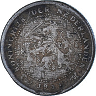 Monnaie, Pays-Bas, 1/2 Cent, 1911 - 0.5 Centavos