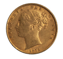 Souverain Victoria 1872 Londres - 1 Sovereign