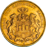 Allemagne 20 Mark 1913 Hambourg - 5, 10 & 20 Mark Goud