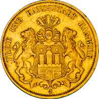Allemagne-Ville Libre DHambourg 20 Mark 1884 Hambourg - 5, 10 & 20 Mark Goud