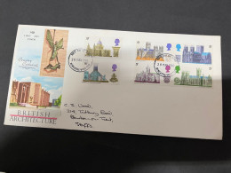 1-9-2023 (3 T 49) UK FDC Cover - 1969 - British Architecture - 1952-1971 Pre-Decimal Issues