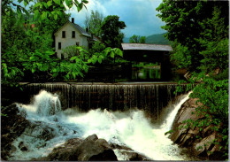 Vermont Warren The Warren Falls And Village Bridge - Andere & Zonder Classificatie