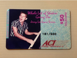 Mint USA UNITED STATES America Prepaid Telecard Phonecard, Jerry Lee Lewis Series (500EX), Set Of 1 Mint Card - Verzamelingen