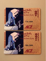 Mint USA UNITED STATES America Prepaid Telecard Phonecard, Jerry Lee Lewis Series (500EX), Set Of 2 Mint Cards - Colecciones