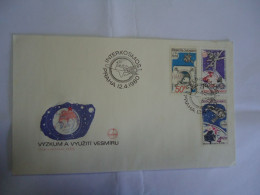 CZECHOSLOVAKIA  FDC  1970 SPACE - Andere & Zonder Classificatie