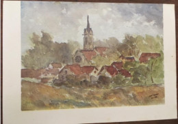 CPM Aquarelle Signée Ann. Rochaix "Paysage", écrite En 1989, éd D.T Paris - Peintures & Tableaux
