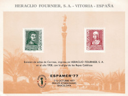 ESPAMER 77 BARCELONA  TEMA COLON - Souvenirbögen