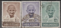 USED STAMP FROM 1948 INDIA ON GANDHI ON 1ST ANNEVERSARY OF INDEPENDENT(15TH AUG 1948) - Gebraucht