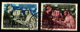 49267) VATICANO 8º Centenario Di San Bernardo Da Chiaravalle - 10 Novembre 1953 SERIE COMPLETA USATA - Oblitérés