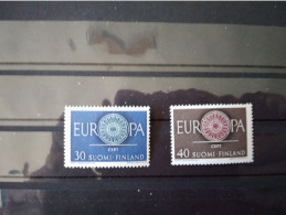 FINLANDE YT 501/502 EUROPA 1960** - 1960