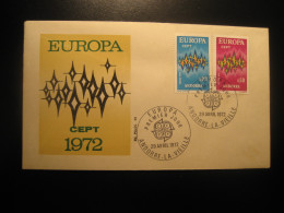 ANDORRE-LA-VIEILLE 1972 Europa Europe CEPT FDC Cancel Cover ANDORRA Andorre Spain France - Cartas & Documentos