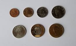 Taiwan Rep China Complete 7 Currency Coins, NT$0.50, $1.00, $5.00, $10.00(CKS), $10.00(SYS), $20.00 & $50.00 - Taiwan