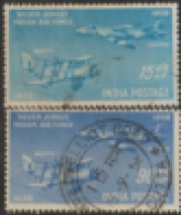 USED STAMP FROM 1958 INDIA ON SILVER JUBILEE OF INDIAN AIRFORCE - Gebraucht