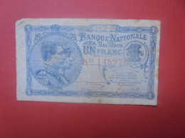 BELGIQUE 1 Franc 1920 Circuler (B.18) - 1 Franco