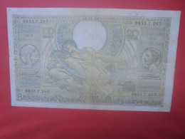 BELGIQUE 100 Francs 10-2-34 Circuler (B.18) - 100 Francos & 100 Francos-20 Belgas