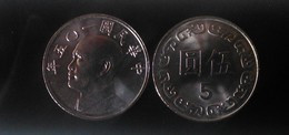2016 Taiwan 5 Yuan NT$5.00 Chiang Kai-shek CKS Coin - Taiwán