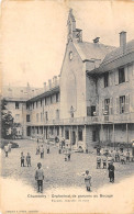 73-CHAMBERY- ORPHELINAT DE GARCONS AU BACAGE FACADE CHAPELLE ET COUR - Chambery