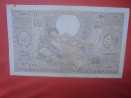 BELGIQUE 100 Francs 9-1-37 Circuler (B.18) - 100 Francs & 100 Francs-20 Belgas