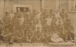 Pamiers * Carte Photo Militaire 10 Juin 1915 * Hôpital Militaire N°31 * Infirmières Soldats Blessés * Photographe Donat - Pamiers