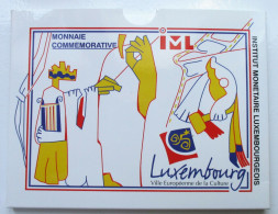 Monnaie Commemorative 1995 "Villes Européennes De La Culture" Luxembourg 500 F - Luxembourg