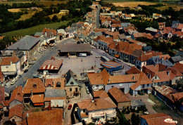 N°40529 Z -cpsm Lembeye -vue Générale Aérienne , La Place- - Lembeye