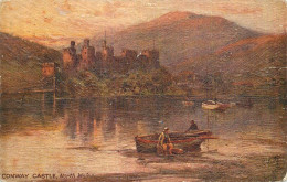 British Fine Art Scenic Postcard North Wales Conway Castle - Other & Unclassified