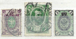 RUSSIE Ca.1860-1900: Lot D' Obl. (3 Scans) - Used Stamps