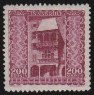 Österreich   .    Y&T    .   308   .   **     .    Postfrisch - Unused Stamps