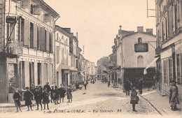 CPA 33 SAINT ANDRE DE CUBZAC / RUE NATIONALE - Otros & Sin Clasificación