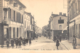 CPA 33 SAINT ANDRE DE CUBZAC / RUE NATIONALE - Autres & Non Classés