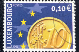 Luxembourg - Luxemburg - C18/30 - 2001 - (°)used - Michel 1545 - Invoering Euro - Usati