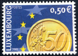 Luxembourg - Luxemburg - C18/30 - 2001 - (°)used - Michel 1547 - Invoering Euro - Oblitérés