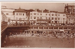 THE BATHING BEACH FROM HASTINGS - Hastings