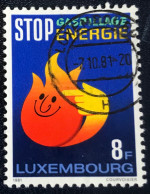 Luxembourg - Luxemburg - C18/30 - 1981 - (°)used - Michel 1040 - Energie Sparen - Usati