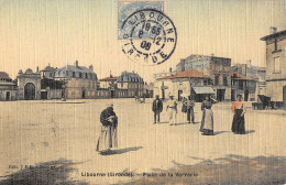 CPA 33 LIBOURNE / PLACE DE LA VERRERIE / Cpa Toilée - Libourne