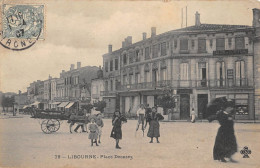 CPA 33 LIBOURNE PLACE DECAZES - Libourne