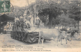 CPA 33 FETES DES VENDANGES EN GIRONDE / CHAR DE L'ARRONDISSEMENT DE LIBOURNE - Autres & Non Classés