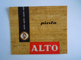 Etiquette De Boîte à Cigares Sigarenkist Etiket Sigaren Kist Alto Pinto 12,5 10,7 Cm - Labels