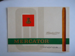 Etiquette De Boîte à Cigares Sigarenkist Etiket Sigaren Kist Vander Elst Mercator Monza 16 X 11,8 Cm - Labels