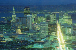 SAN FRANCISCO, VUE GENERALE DE NUIT COULEUR REF 10622 STV - San Francisco