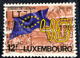 Luxembourg - Luxemburg - C18/30 - 1989 - (°)used - Michel 1222 - 40j Raad Van Europa - Used Stamps