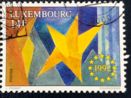 Luxembourg - Luxemburg - C18/30 - 1992 - (°)used - Michel 1305 - Europa - Binnenmarkt - Usati