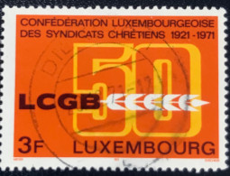 Luxembourg - Luxemburg - C18/31 - 1971 - (°)used - Michel 827 - LCGB Embleem - Oblitérés