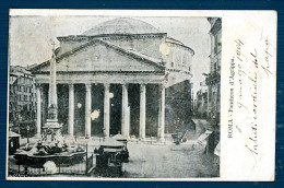 °°° Cartolina N. 2477 Roma Pantheon D'agrippa - Formato Piccolo Viaggiata °°° - Panthéon