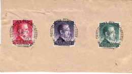 POLAND GENERAL GOVERNMENT 1943 MiNr 101 - 103 ON CARD WITH COMMEMORATIVE POSTMARK - Gouvernement Général