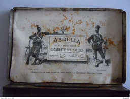 Abdulla Cigarette Specialists Boîte En Metal Doosje Blik Voor Sigaretten 11 X 7,2 X 2 Cm - Andere & Zonder Classificatie