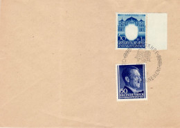 POLAND GENERAL GOVERNMENT 1943 MiNr 110 , 108 ON COVER WITH COMMEMORATIVE POSTMARK - General Government